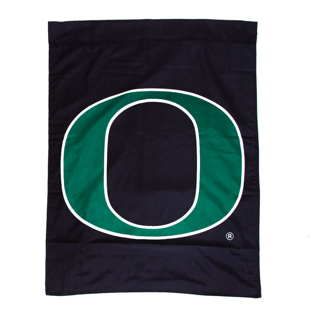 Classic Oregon O, Sewing Concepts, Black, Flags & Banners, Home & Auto, 30"x40", Yellow/Green, 943944